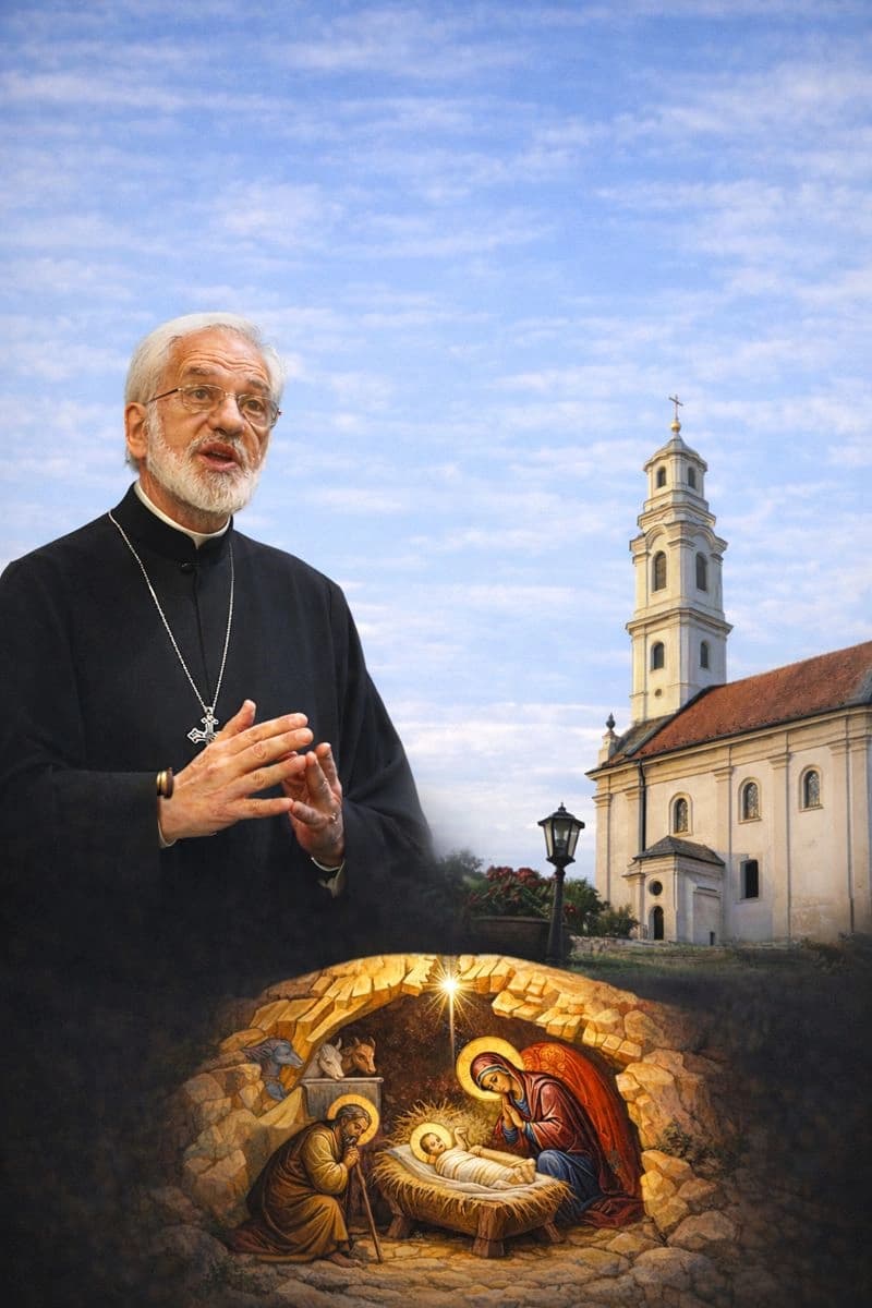 Predavanje oca Miloša Vesina u hramu Svetog arhangela Gavrila u Batajnici